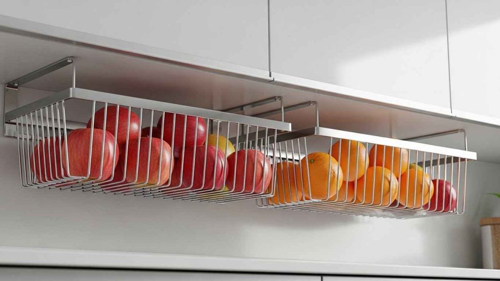 Install Under-Cabinet Baskets