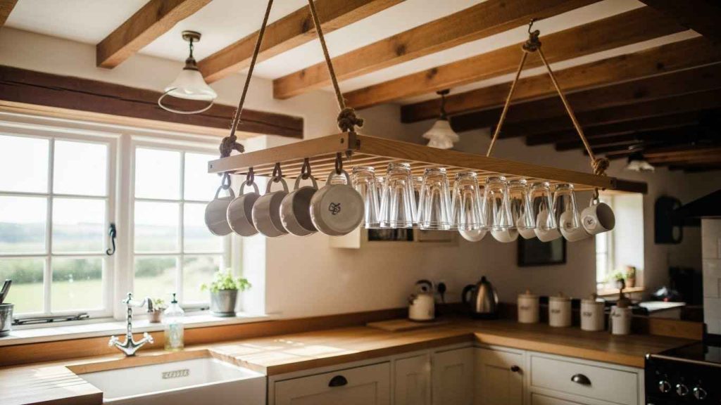 Install a Ceiling-Mounted Drying Rack