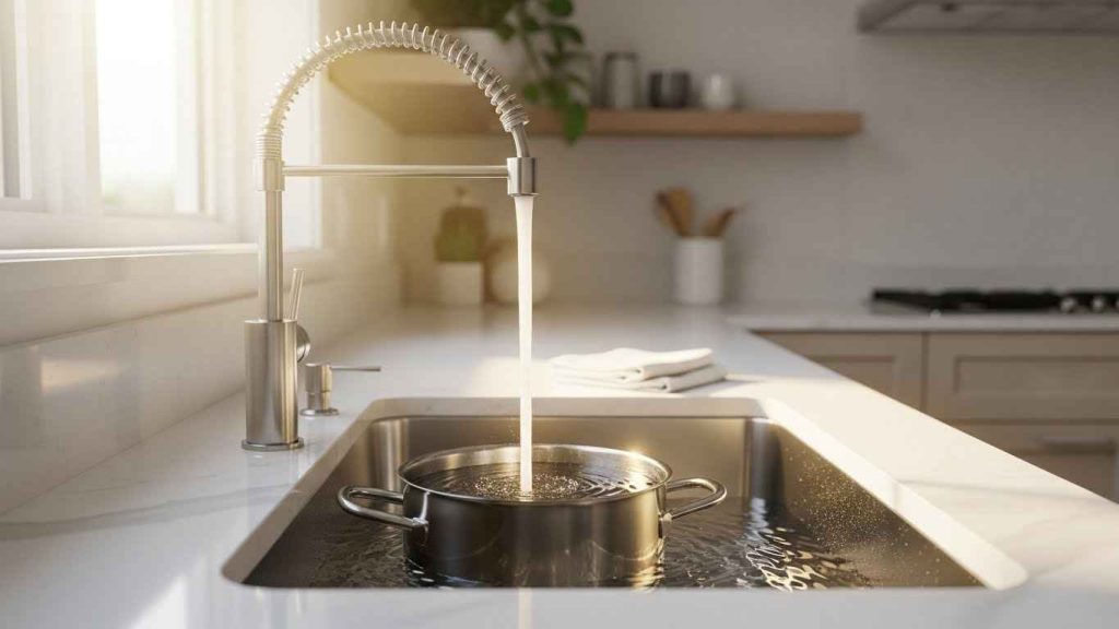 Install a Low-Flow Faucet Aerator