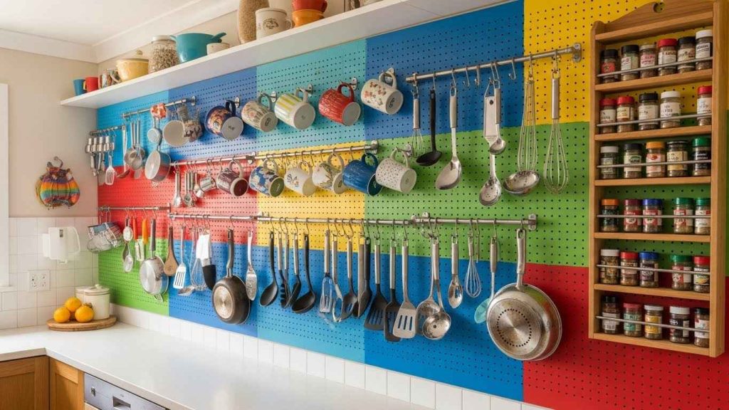 Install a Pegboard Organizer Wall