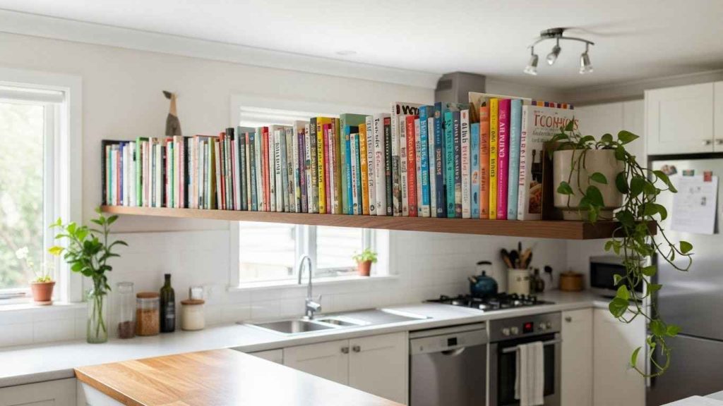 Install a Shelf for Cookbooks