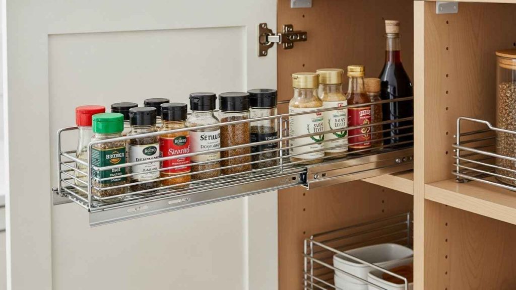 Install a Sliding Cabinet Organizer