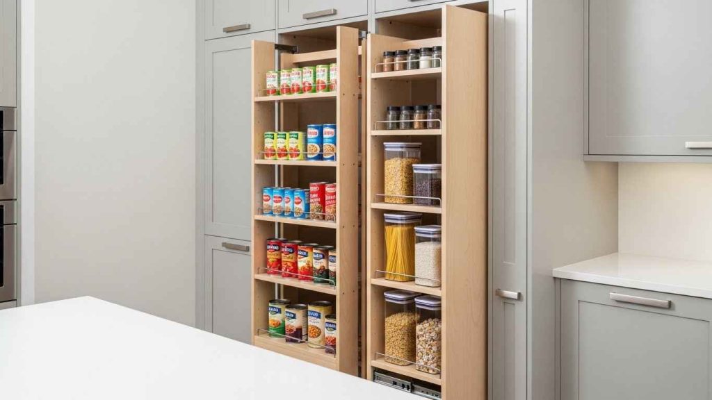 Install a Sliding Pantry Cabinet