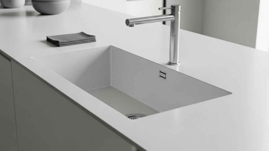 Install an Integrated Sink and Countertop