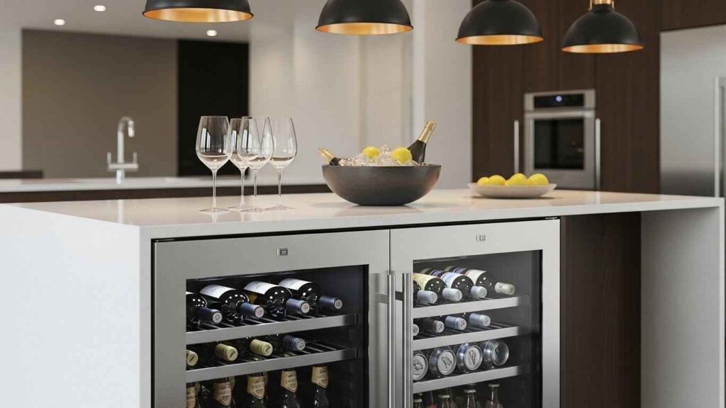 Integrate a Built-In Wine or Beverage Cooler