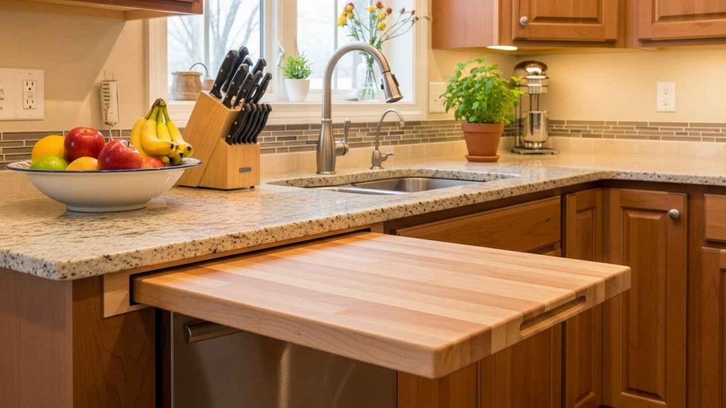 Integrated Cutting Board Cabinets