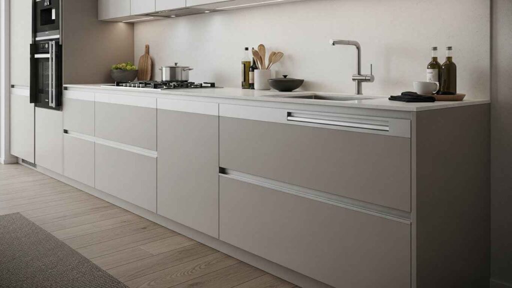 Integrated Edge Pulls for Ultra-Minimalism