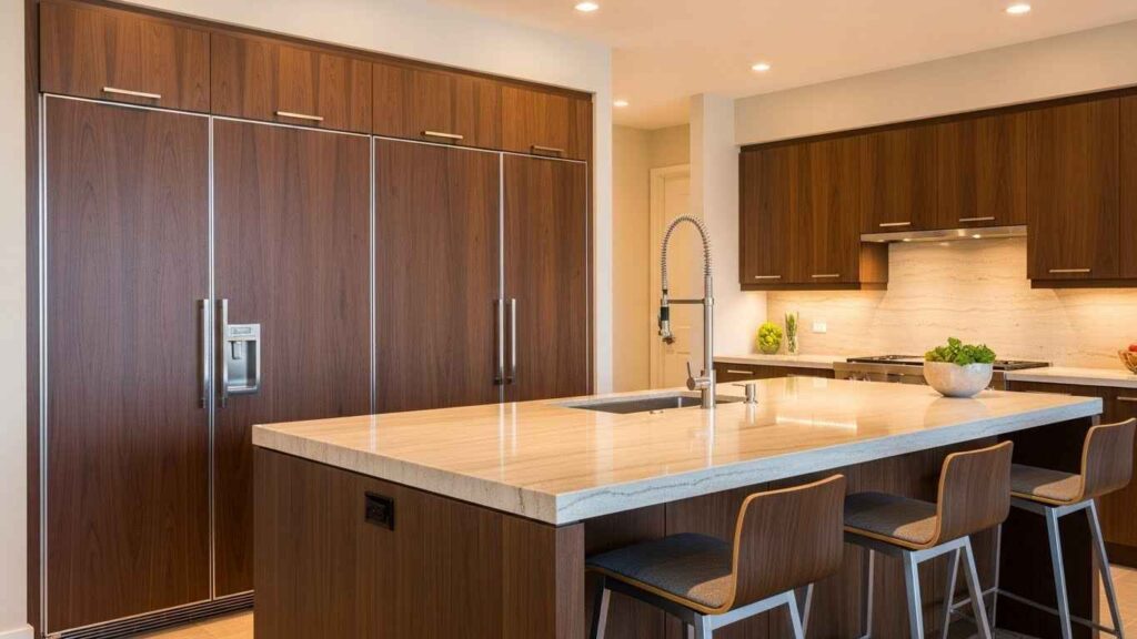 Integrated Fridge with Seating