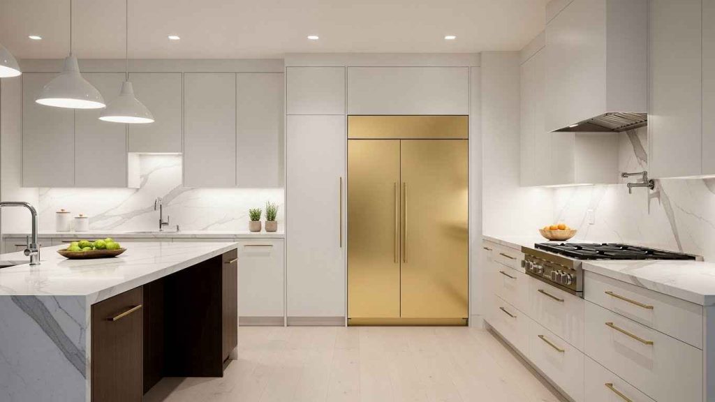 Integrated Gold Appliances
