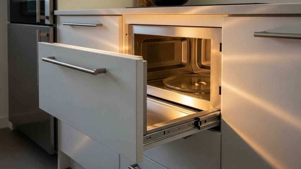 Integrated Microwave Drawers