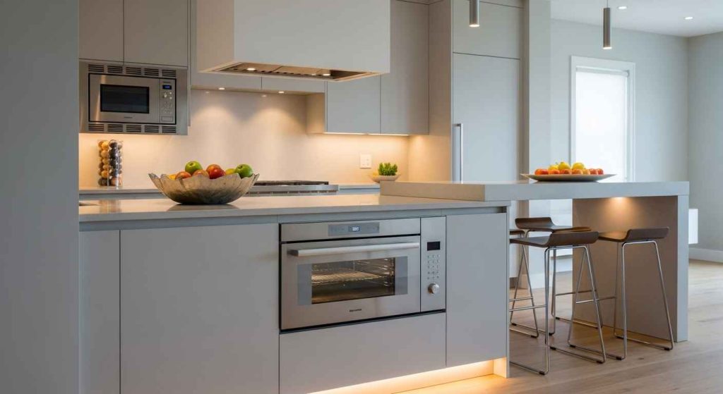 Integrated Microwave & Oven Combo