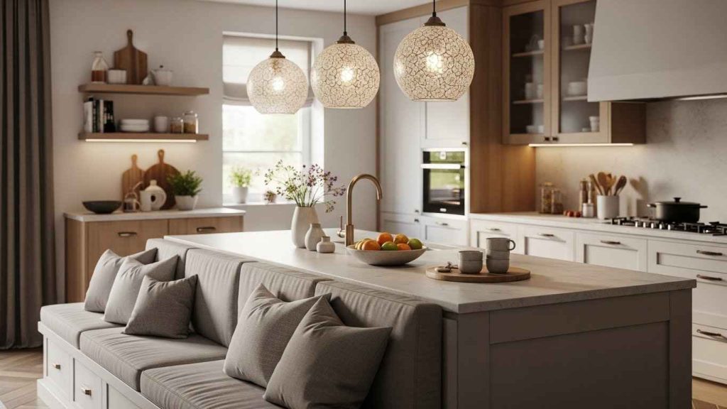 Integrated Seating with Comfy Cushions