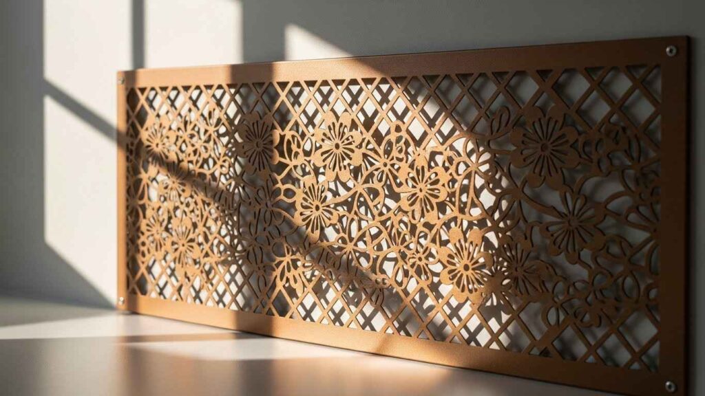 Intricate Laser-Cut Metal