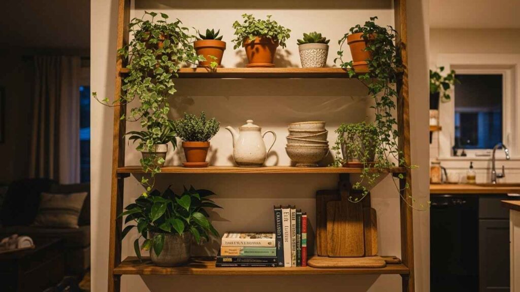 Ladder Shelf Kitchen Dividers