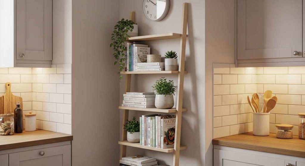Ladder Shelves for Corner Spaces