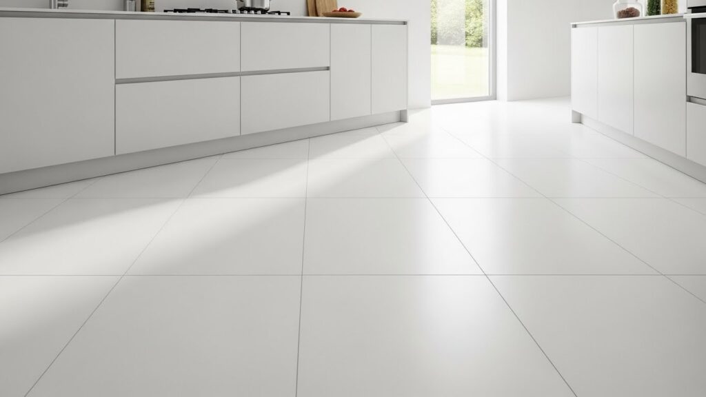 Large Format White Tiles