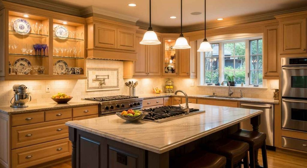 Layering Your Cabinet Lighting