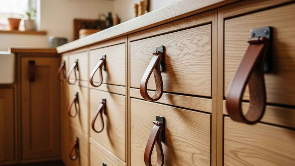 Leather Strap Handles for Warmth