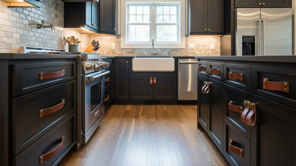 Leather Strap Handles