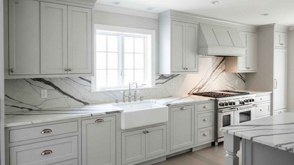 Light Gray & Veined Super White