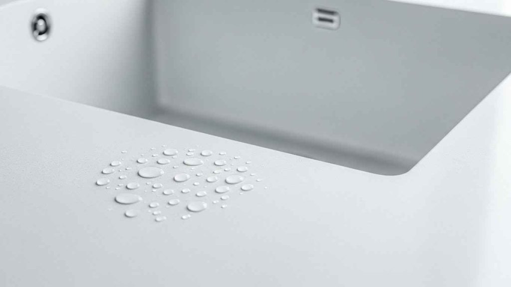Low-Maintenance White Sink Surfaces