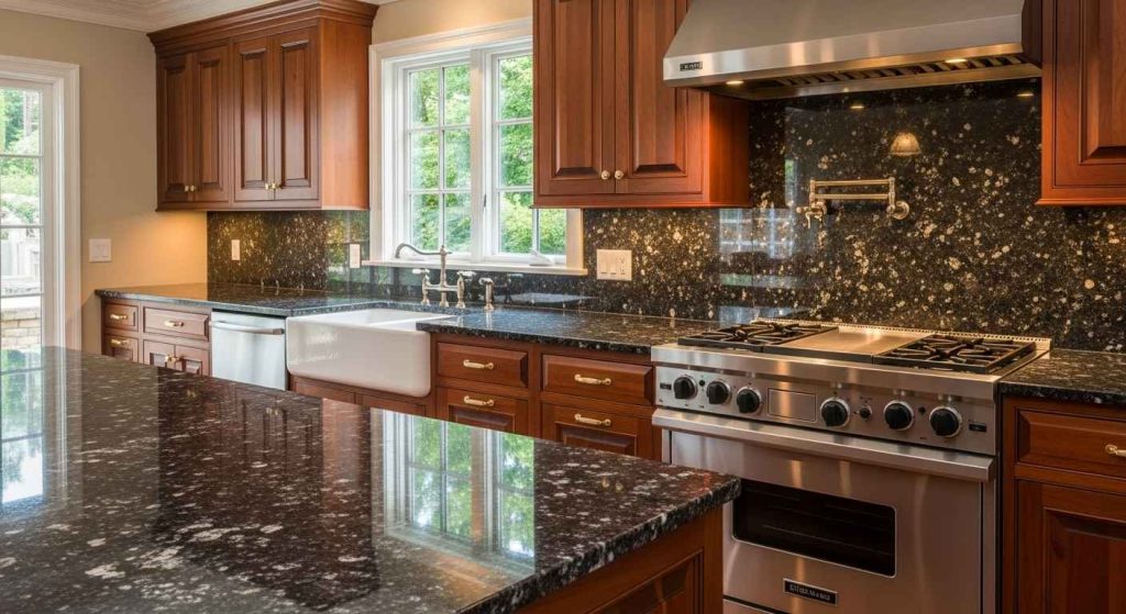 Luxurious Granite Splashback