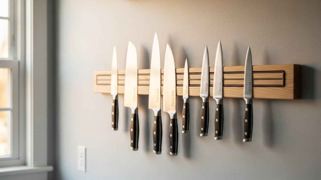 Magnetic Knife Strip Wall