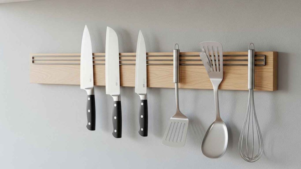 Magnetic Knife & Utensil Strip