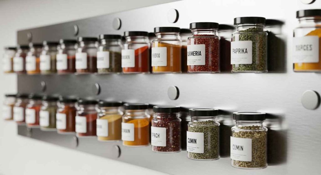 Magnetic Spice Jar Walls
