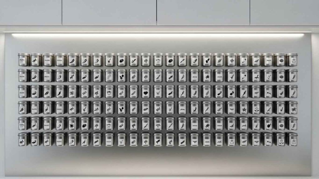 Magnetic Spice Jar Walls