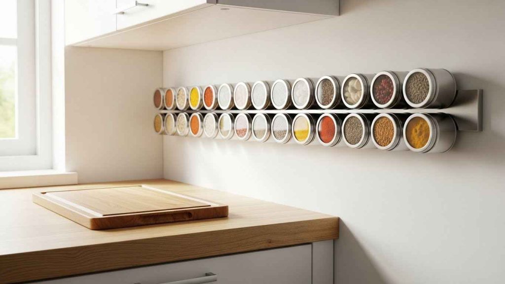 Magnetic Spice Rack DIY