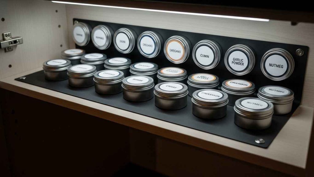 Magnetic Spice Rack Walls