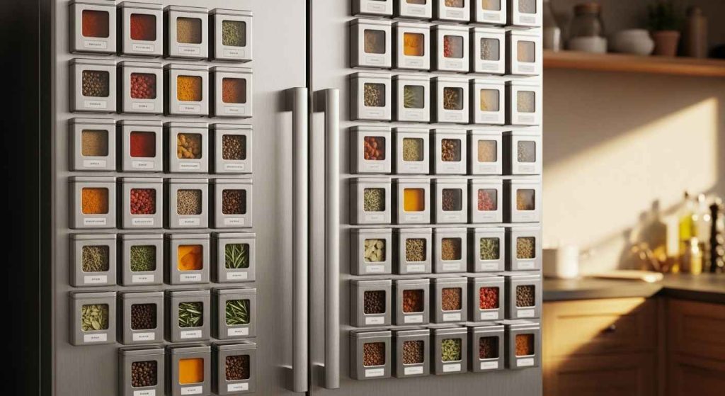 Magnetic Spice Rack for Fridge