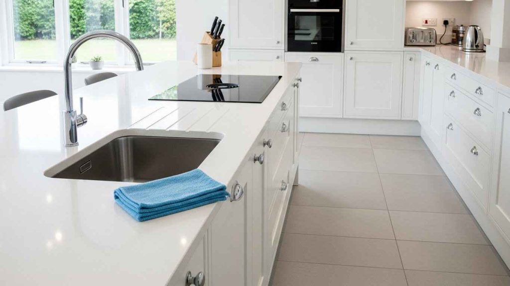 Maintain Your White Kitchen's Sparkle