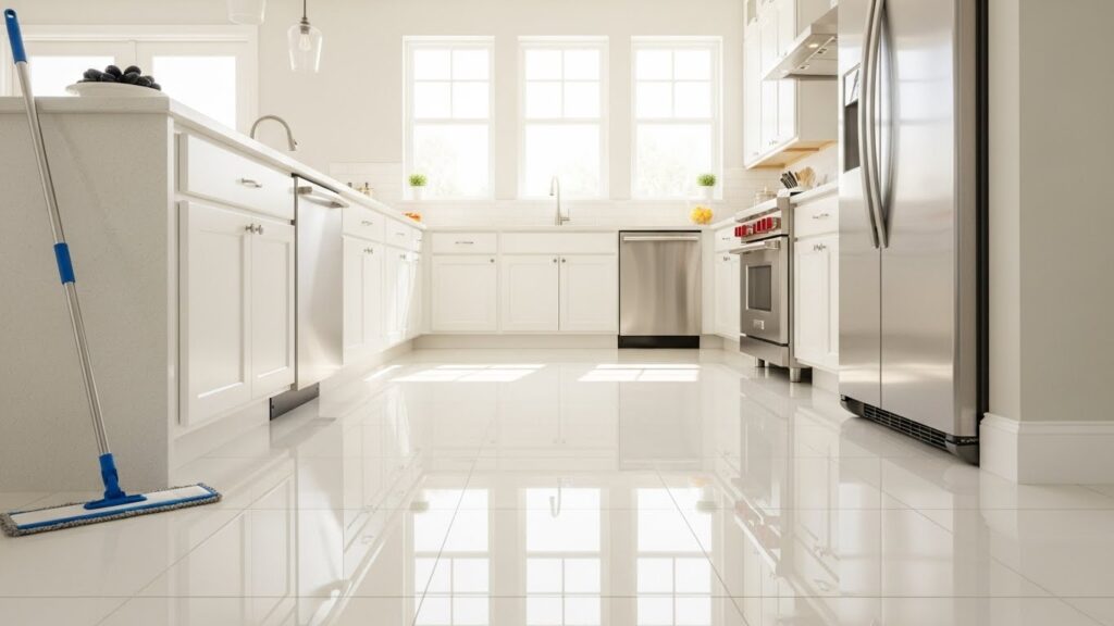 Maintaining Your White Kitchen Floor