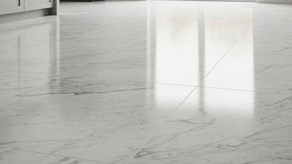 Marble Flooring with Minimal Grout