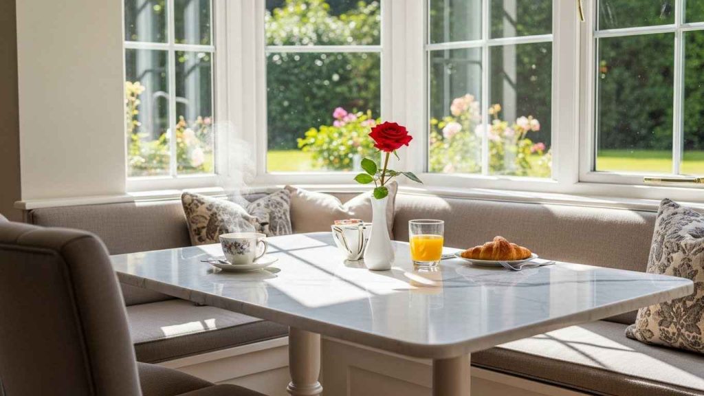 Marble-Top Breakfast Bar Nook