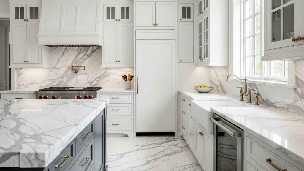 Marble and White Combo