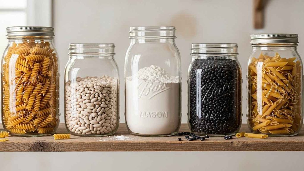 Mason Jar Storage Solutions