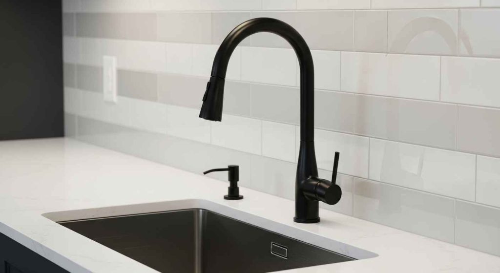 Matte Black Faucet & Fixtures