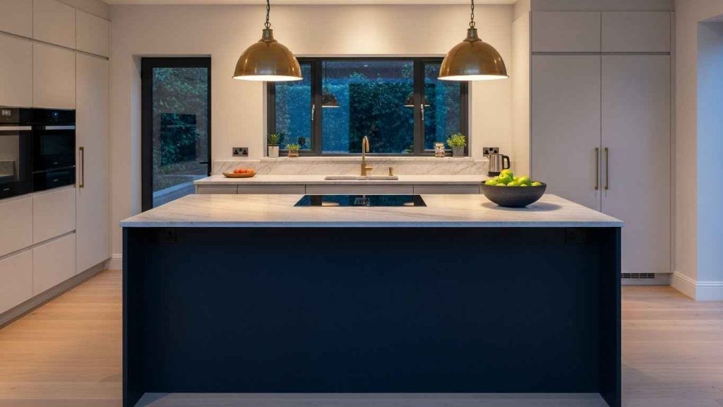 Matte Navy for a Bold Pop