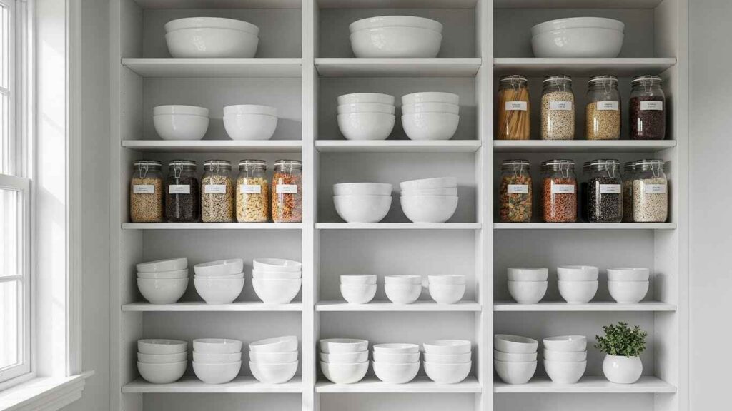 Maximize Vertical Space with Shelving