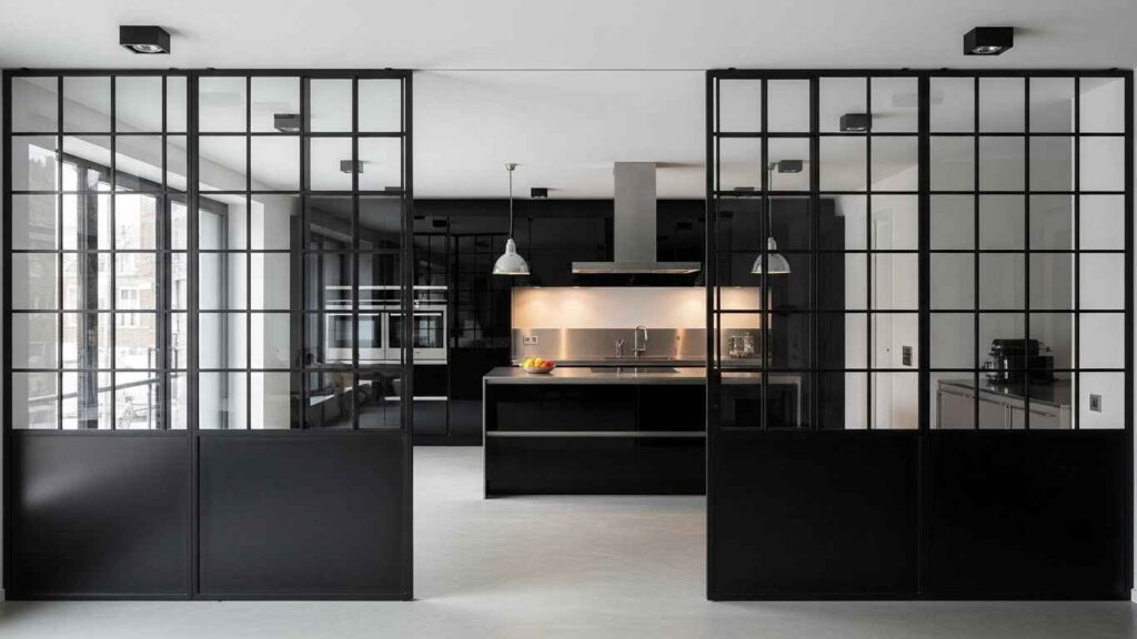 Metal Grid and Glass Inserts