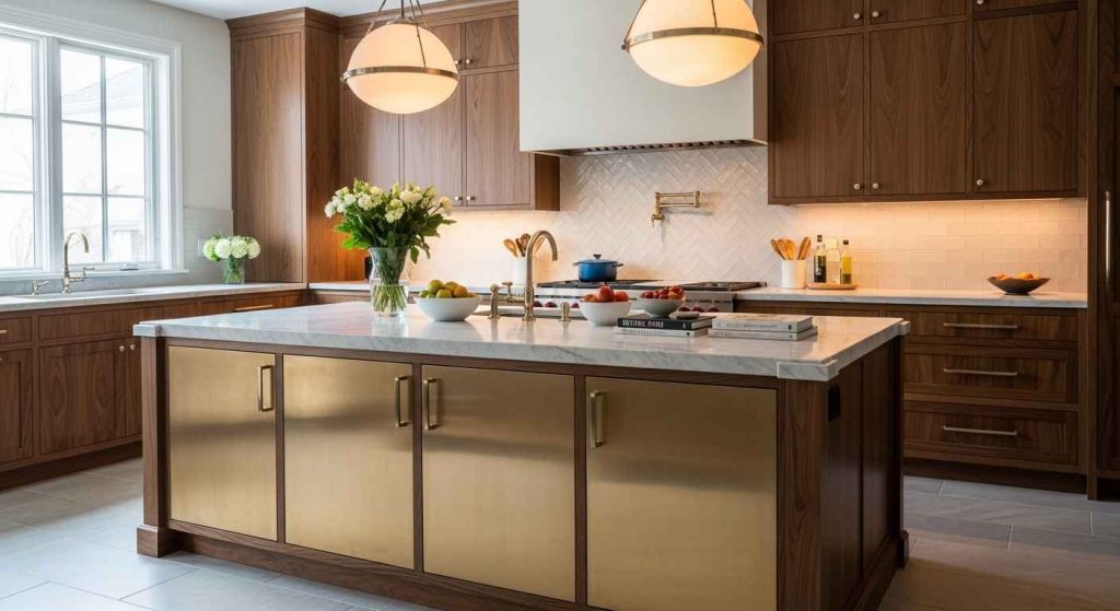 Metallic Accent Doors