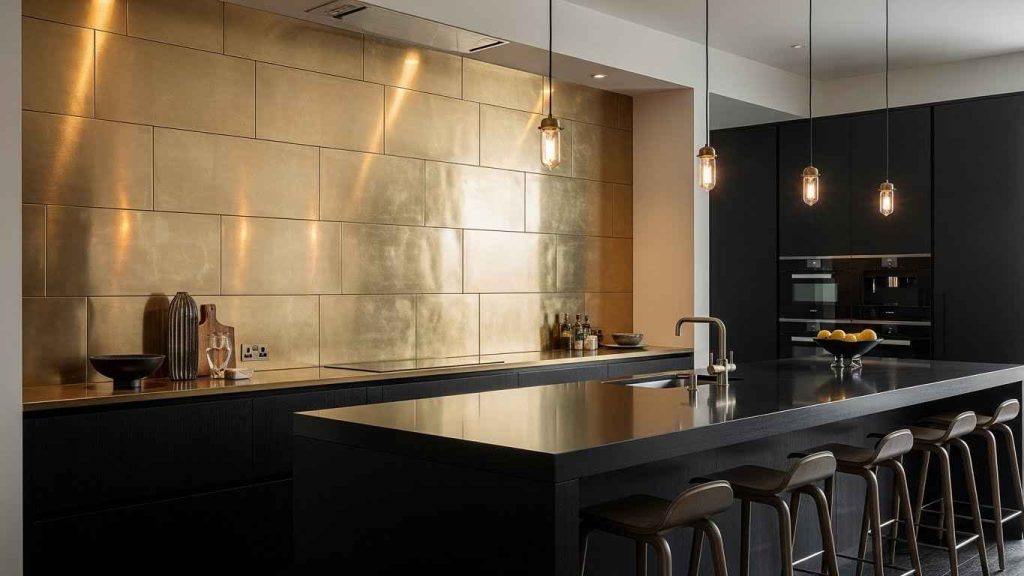 Metallic Accent Glamour