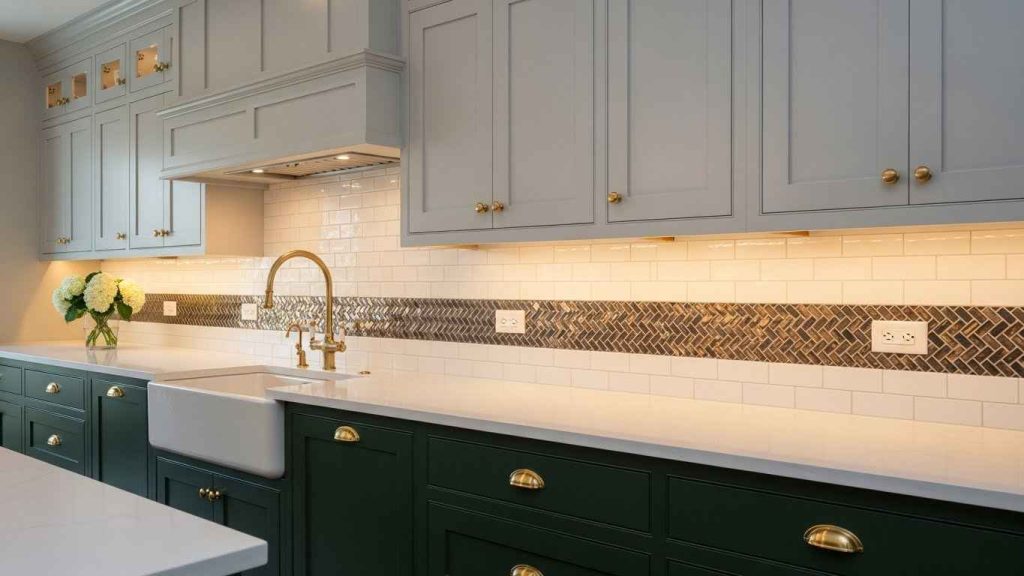 Metallic Tile Accents