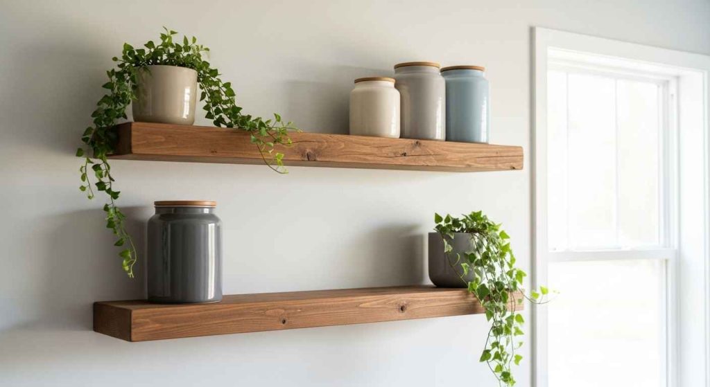 Minimalist Floating Shelves