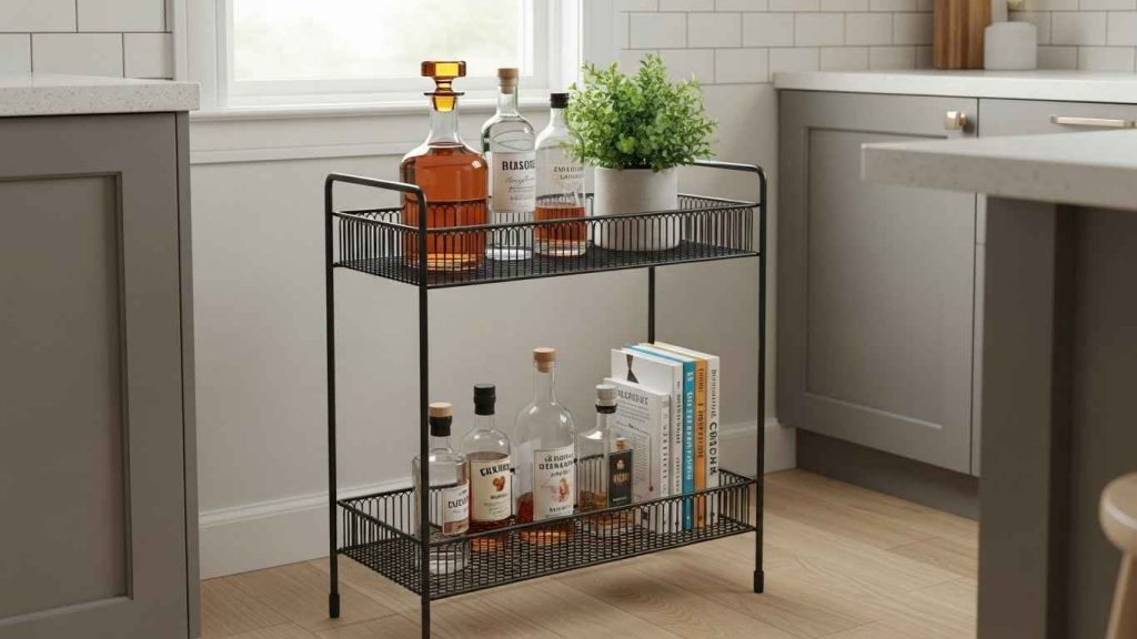 Minimalist Metal Bar Carts