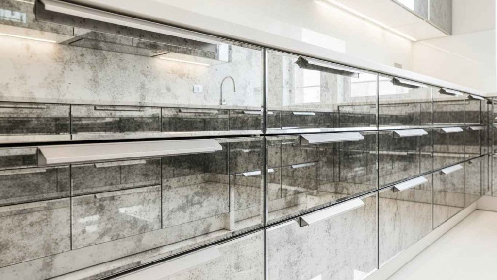 Mirrored Drawer Fronts