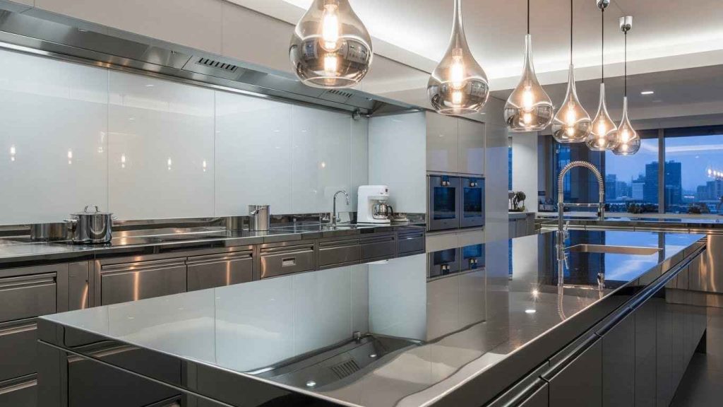 Mirrored Kitchen Countertops